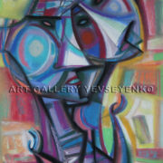 6213 Faces, Original painting in pastel on paper, Art gallery Yevseyenko